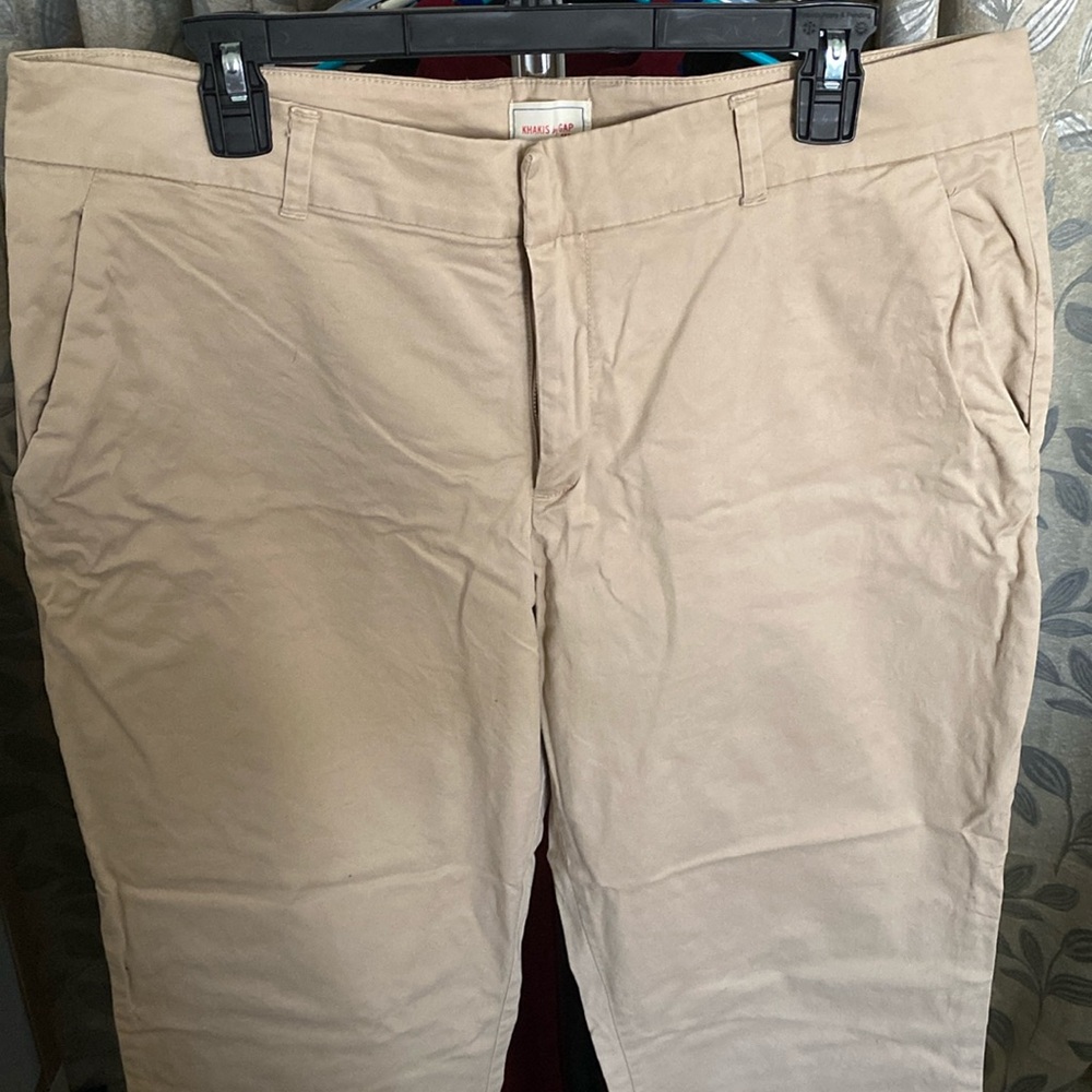 GAP Women's Cream Straight Leg Pants